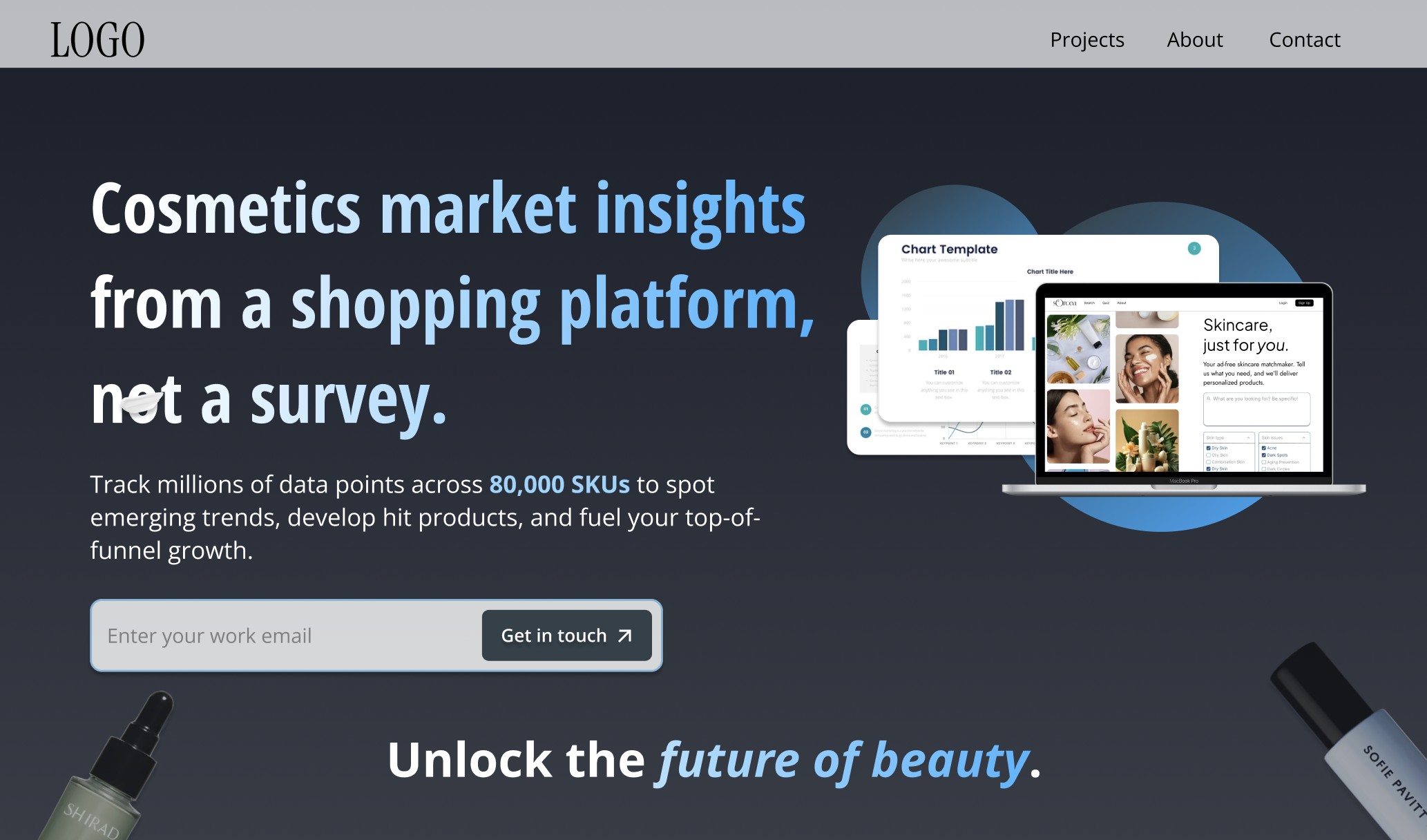 Sorcea Labs landing page iteration 2